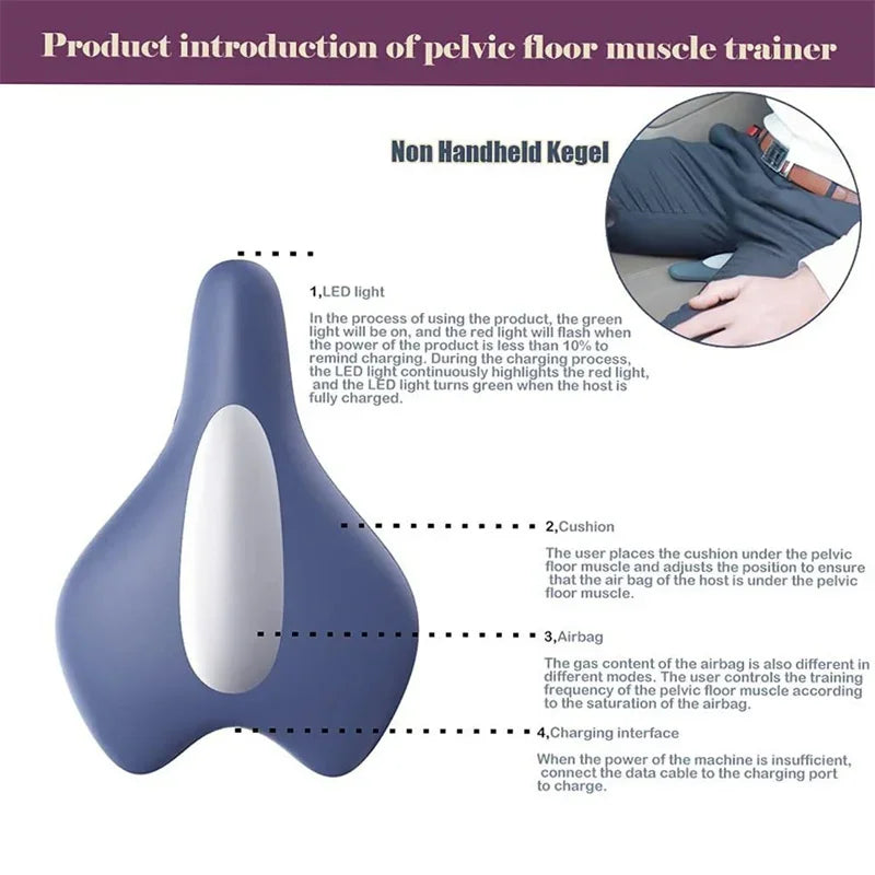 Pelvic Floor Muscle Trainer Kegel Training Massage Repair Soft Cushion Prostate Sexual Function Sphincter Bladder Trainer