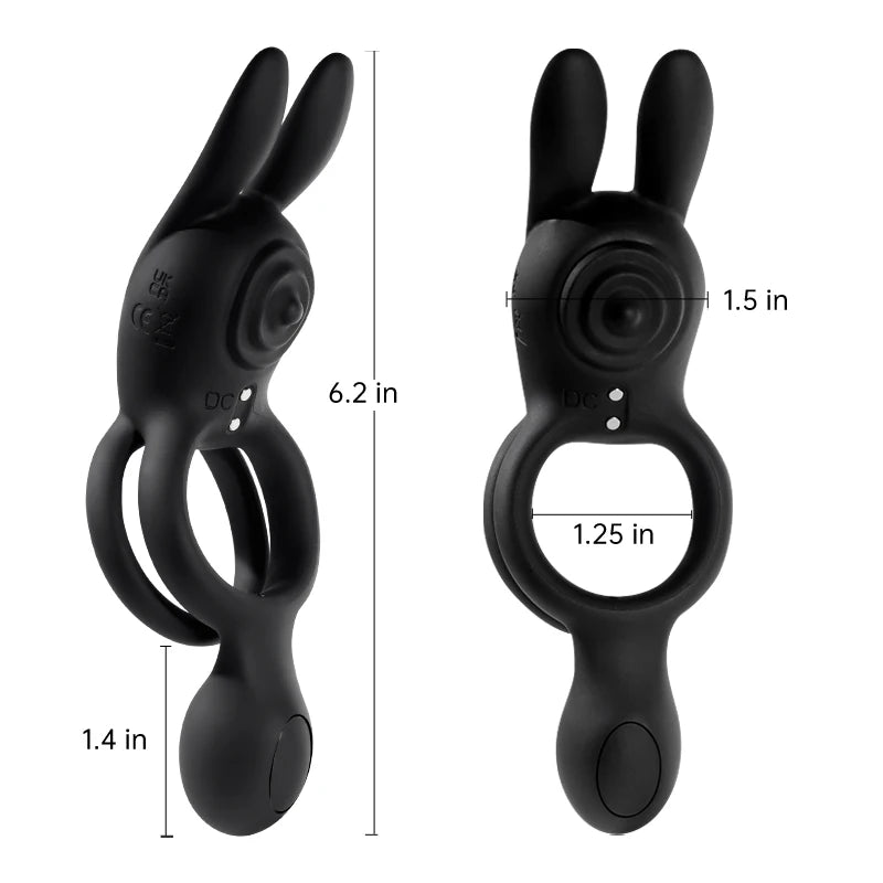 Double ring vibration lock,precision ring,dual motor vibration stimulation,men's sexual products, adult products, remote control