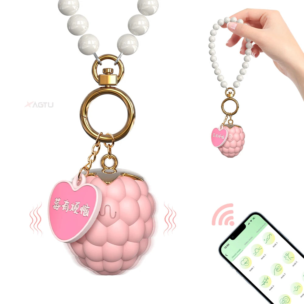 Bluetooth APP Control Bullet Vibrator Female Portable Keychain  Clitoris Stimulator Massager Adult Goods Sex Toys for Women