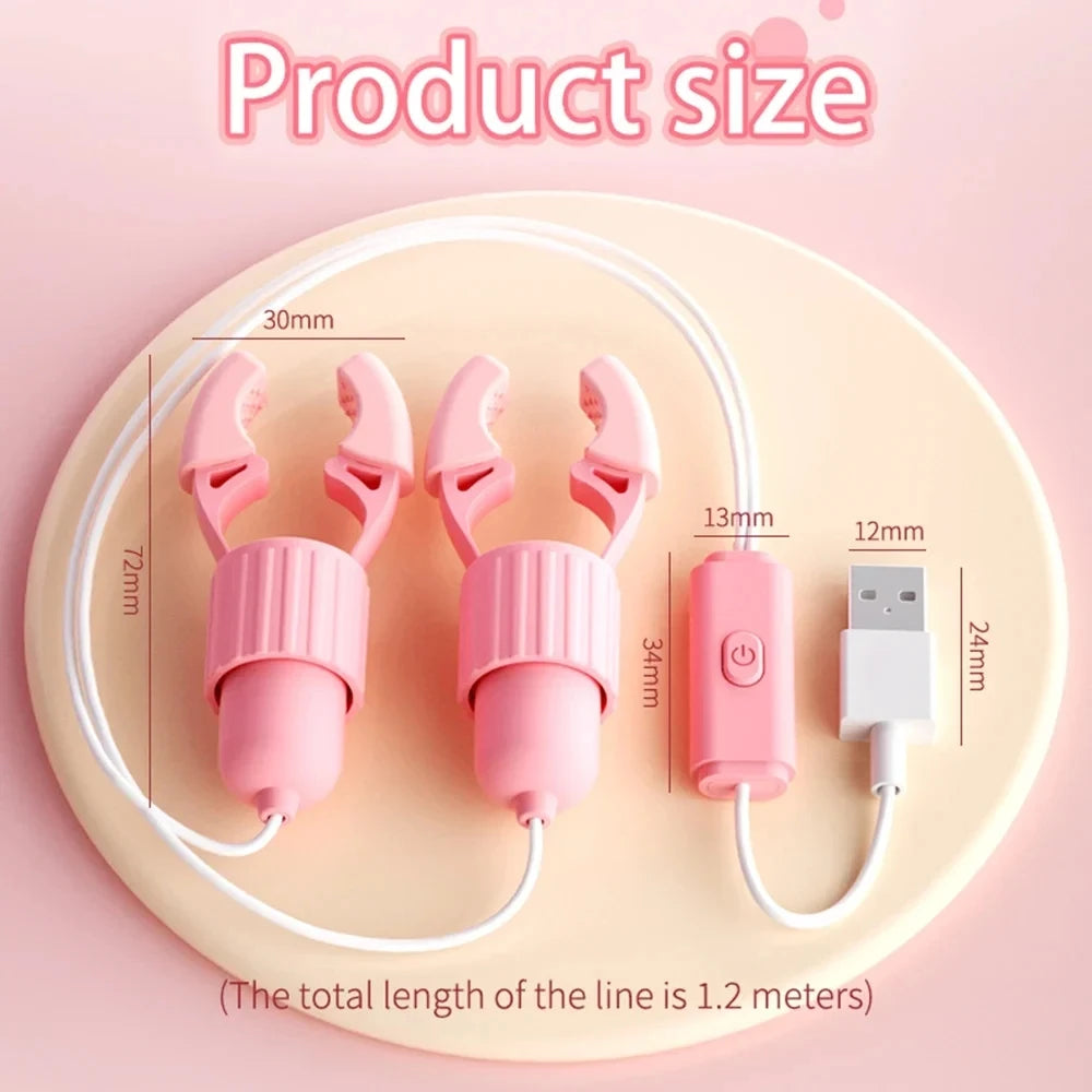 Sensitive Nipple Stimulator with Vibration - Dual-Action Pleasure Device for Women's Intimate Wellness & Massage Nipple Vibrator