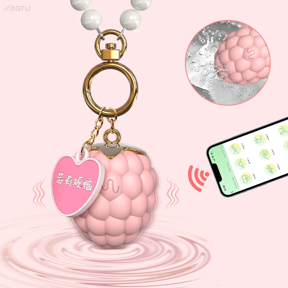 Bluetooth APP Control Bullet Vibrator Female Portable Keychain  Clitoris Stimulator Massager Adult Goods Sex Toys for Women